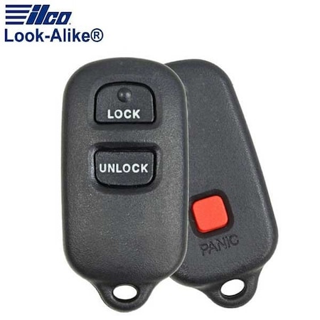 Ilco LAL RKE-TOY-3B2 TOYOTA 3 BUTTON REMOTE KEYLESS ENTRY ILCO-AX00011290